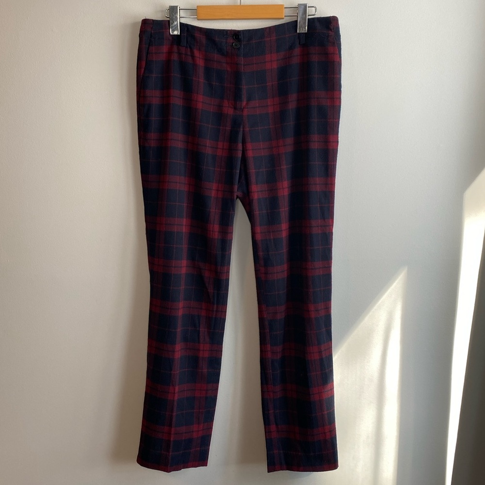 Simons High Waist Plaid Dress Pants